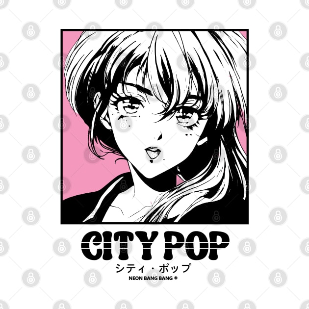 Retro Manga City Pop Vaporwave Aesthetic Anime #17 by Neon Bang Bang