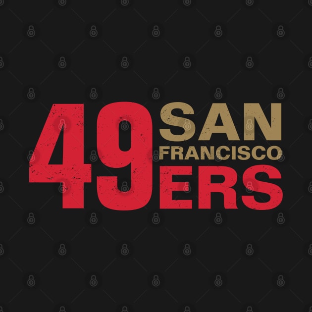 San Francisco 49ers by Buck Tee by Buck Tee