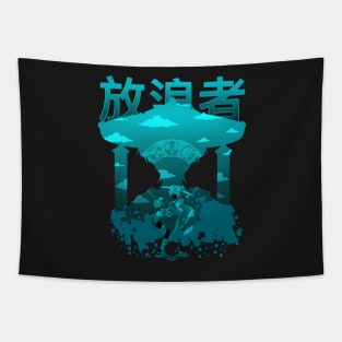 GENSHIN IMPACT WANDERER SILLHOUTE Tapestry