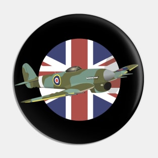 Hawker Typhoon British WW2 Airplane Pin