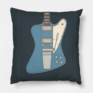 Pelham Blue Vintage FBird Guitar Pillow