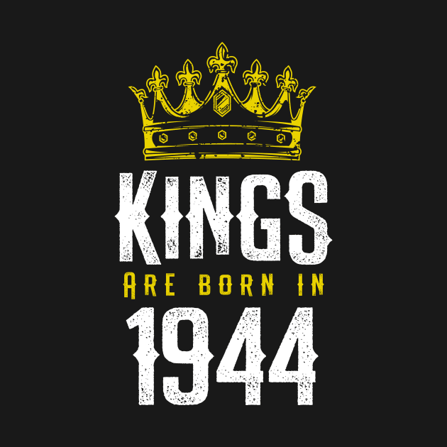 kings are born 1944 birthday quote crown king birthday party gift by thepersianshop