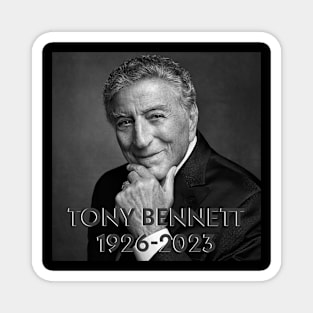 Positive Tony Bennett old man singer portrait Magnet