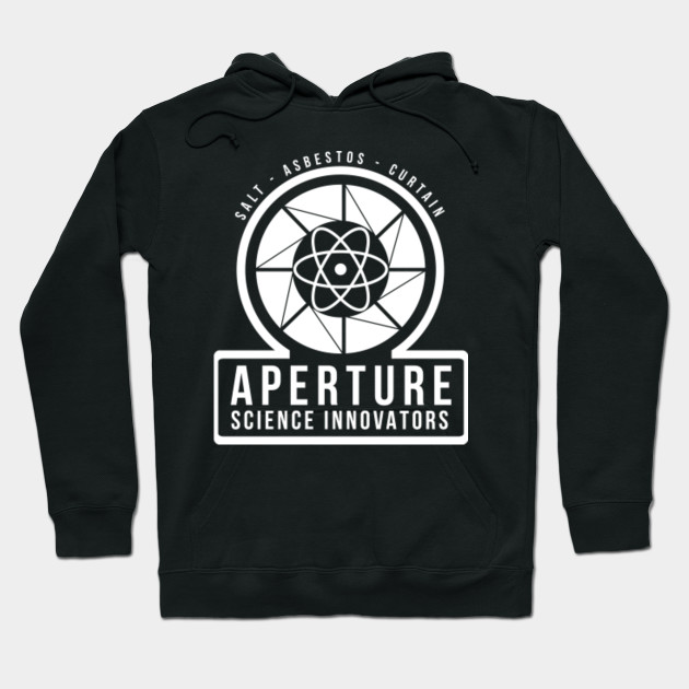 VINTAGE Aperture Laboratories Felpa Pullover Science Logo Labs game portale