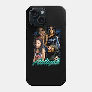 Heartbroken Harmony Aaliyahs Vintage R&B Couture Graphic Tee Series Phone Case