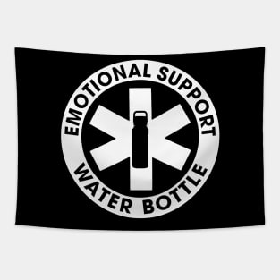 Emotional Support Water Bottle Funny Sticker Tapestry