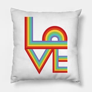 LOVE rainbow Pillow