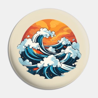 Waves! Brah! Pin