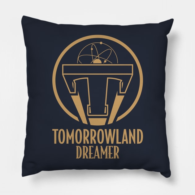 Tomorrowland Dreamer Pillow by seriefanatic