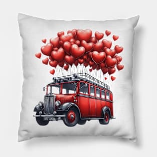 Valentine Bus Pillow