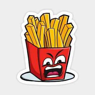 Angry Fries Magnet