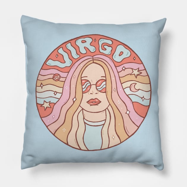 Virgo Pillow by Doodle by Meg