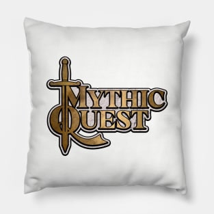 Mythic Quest Raised Logo Pillow