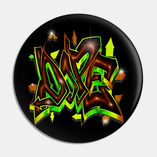 DOPE Graffiti Pin by Graffitidesigner