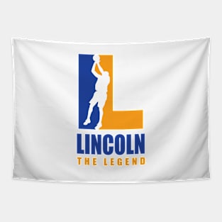 Lincoln Custom Player Basketball Your Name The Legend Tapestry