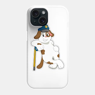 Dog Police officer Police hat Phone Case