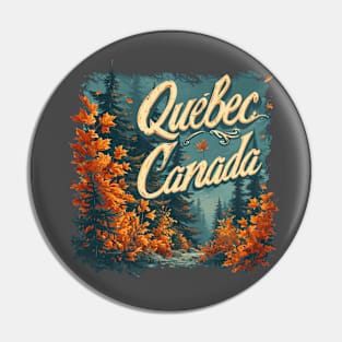 Quebec Canada Wilderness Charm Pin