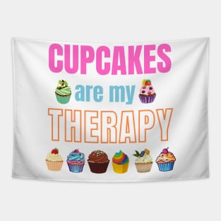 Cupcakes are my therapy Tapestry