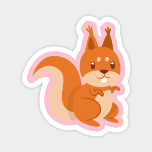 The cute squirrel Magnet