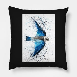 Blue Bird Listener Pillow