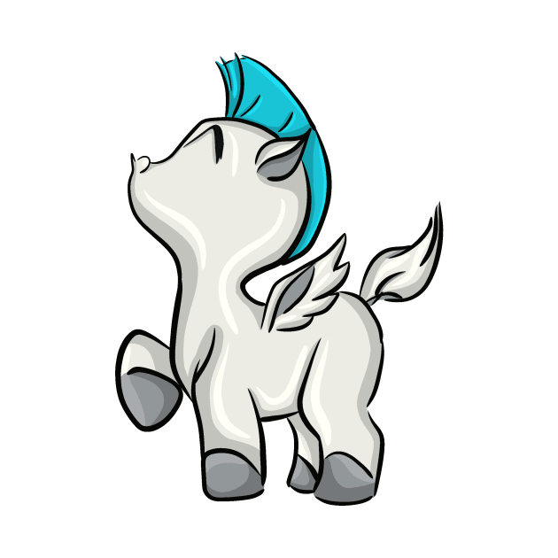 Baby Pegasus by broadwaymae