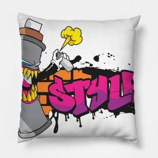 Graffiti Style tees Pillow