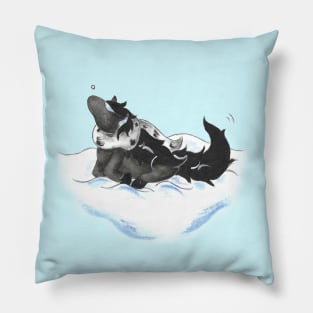 Monochrome Coziness Pillow