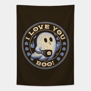 I Love You Boo Funny Ghost by Tobe Fonseca Tapestry