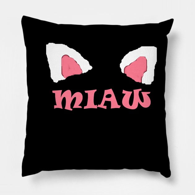 miaw Pillow by loulousworld