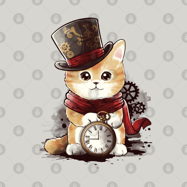 Steampunk cat by NemiMakeit