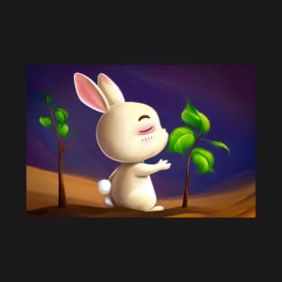 bunny take care of saplings T-Shirt