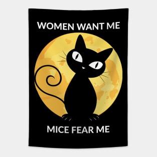 Women Want Me Mice Fear Me Tapestry