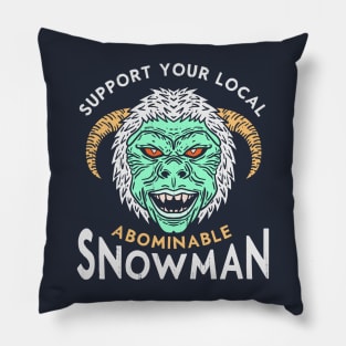 Support your Local Yeti Pillow