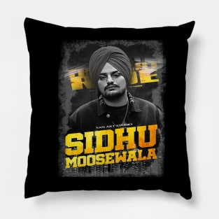 Sidhu Moosewala design Pillow