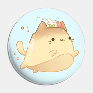 Kawaii cat pudding - Cute food Pin