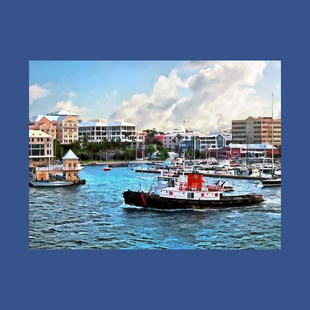 Bermuda - Tugboat Going Into Hamilton Harbour by SusanSavad