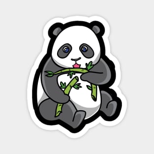 Panda eats Magnet