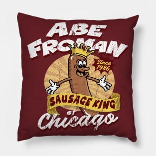 Abe Froman Sausage King of Chicago Retro 1986 Dks Pillow