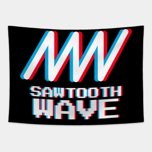 Sawtooth Wave 8-Bit Tapestry