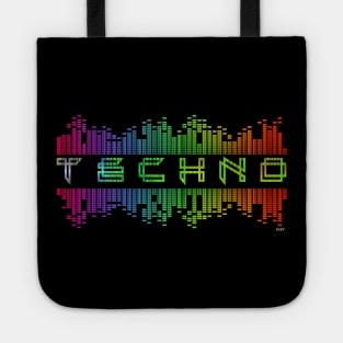 Techno Lover Equalizer EDM Music Festival Tote