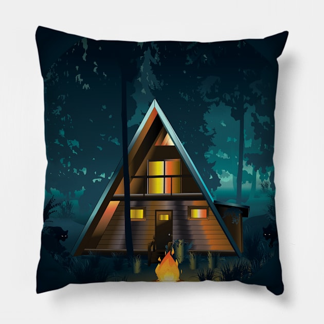 forest Pillow by GreenVine