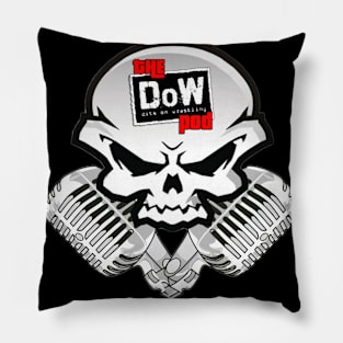 Dits on Wrestling Podcast Logo (with old logo) Pillow