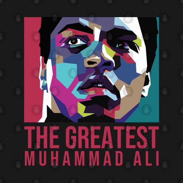 The Greatest Muhammad Ali in WPAP by mursyidinejad