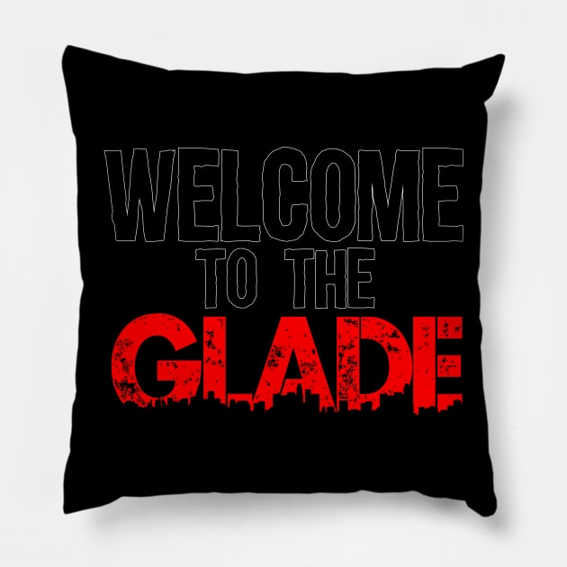 Welcome to the glade Pillow by Zero Pixel