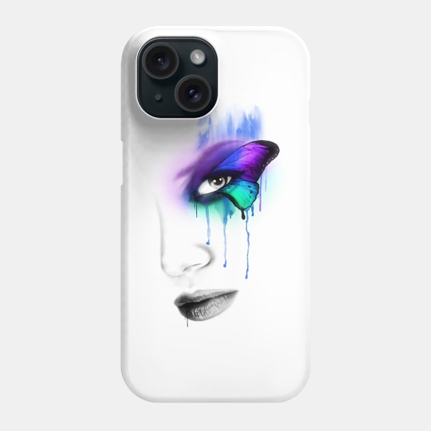 Butterfly Eye Phone Case by BrickorBrackdesigns