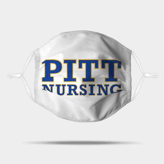 Pitt Nursing (Classic Serif) Pitt Mask TeePublic