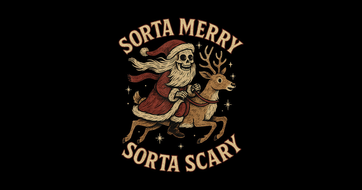 Sorta Merry Sorta Feral Funny Raccoon Christmas Design - Sorta Merry ...