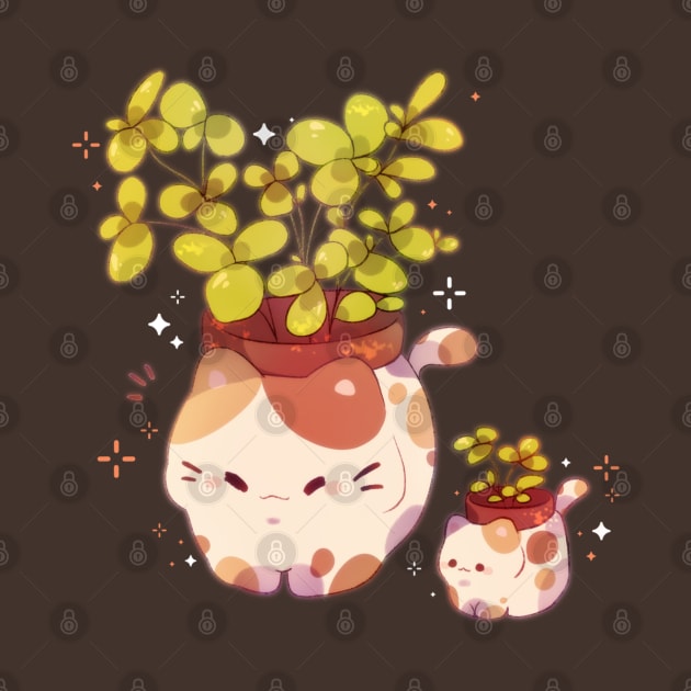 Kitty Plant by Cremechii