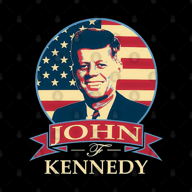 John Of Kennedy Retro by DarkFeather