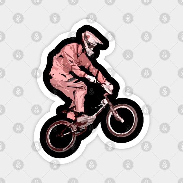 bmx Magnet by rickylabellevie